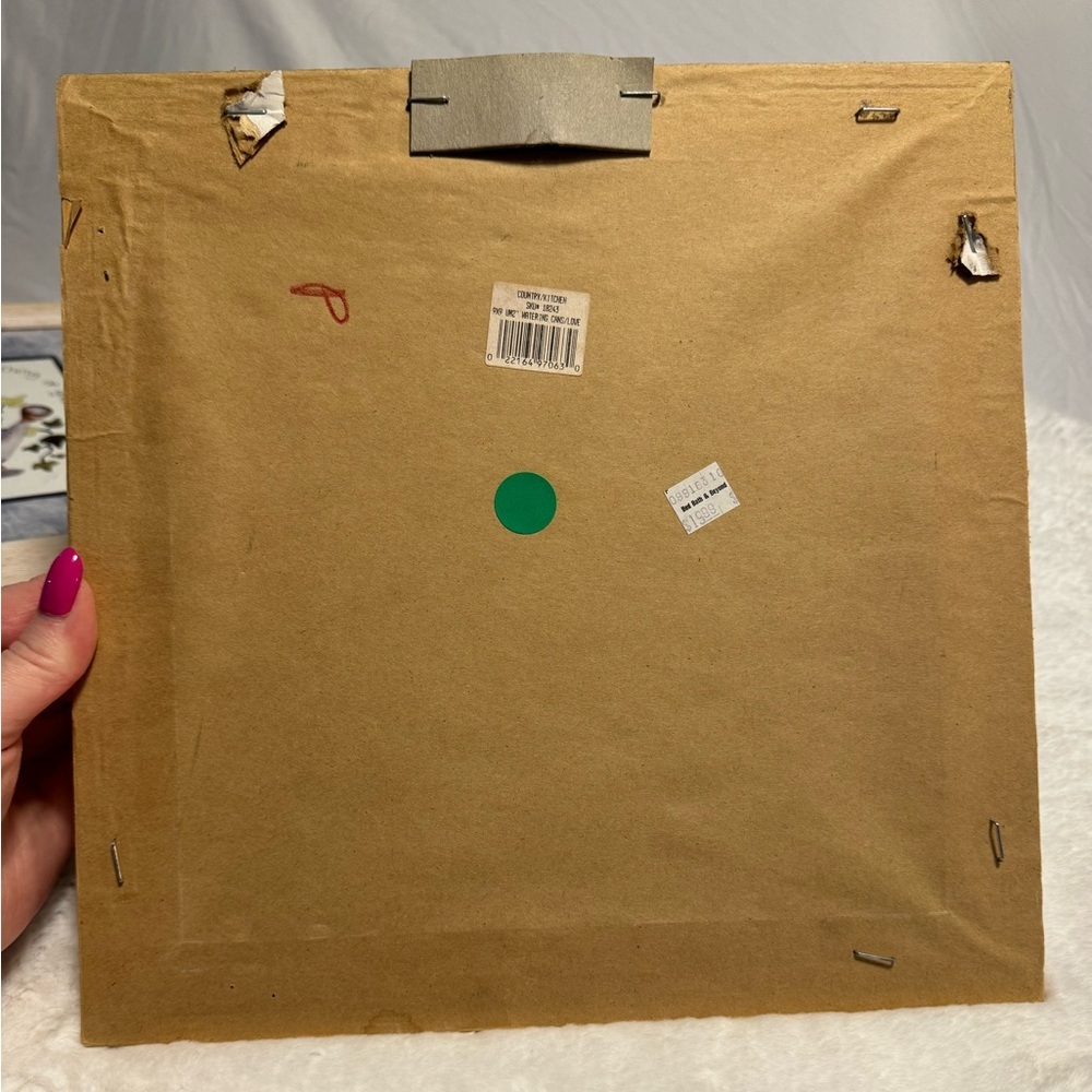 Vintage Country Kitchen Framed Watering Can Art Prints Bed Bath Beyond Set - Picture 10 of 14